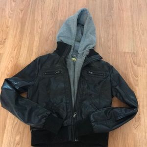 Faux leather jacket Great condition